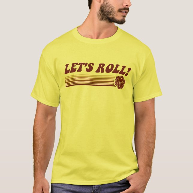 Camiseta Rodemos dados del juego de Roleplaying (Anverso)