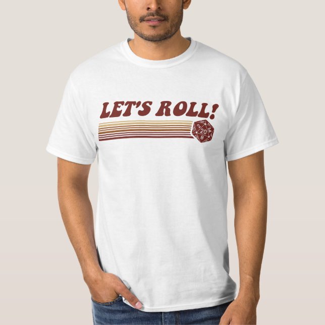 Camiseta Rodemos dados del juego de Roleplaying (Anverso)