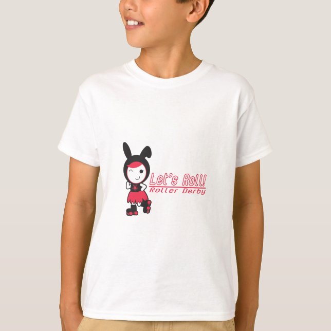 Camiseta ¡Rodemos! Rodillo Derby (Anverso)