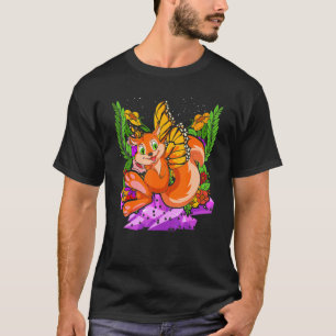Camiseta Rodent Animal Inspire Forest Animal Butterfly Squ
