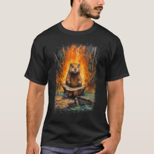 Camiseta Rodent Beaver Funny Beaver Disfraces de Guay Beave