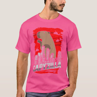 Camiseta Rodent Capyzilla, Mascota de Capibara