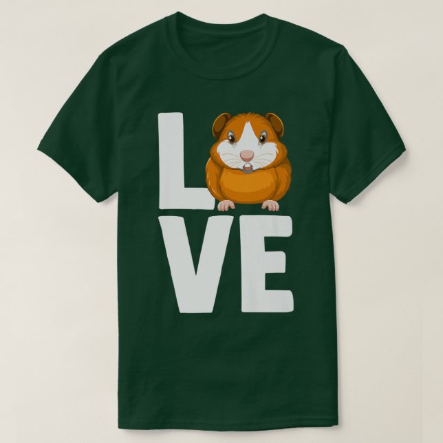 Camiseta Rodent Cavies Cavy Lovers Guinea Pig Owners Love P (Diseño del anverso)