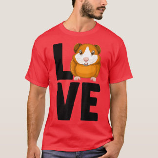 Camiseta Rodent Cavies Cavy Lovers Guinea Pig Owners LOVE T