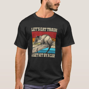 Camiseta Rodent Come Basura Y Es Golpeado Por Un Animal