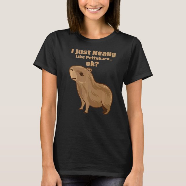 Camiseta Rodent De Capibara Para Happybara (Anverso)