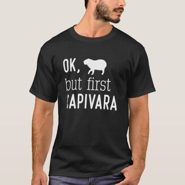 Camiseta Rodent Giant Capybara Para Capivara 3 (Anverso)