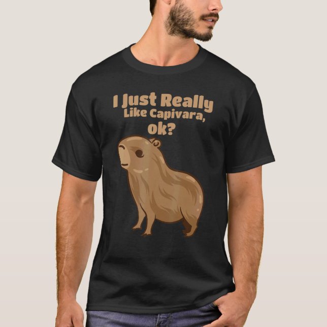 Camiseta Rodent Giant Capybara Para Capivara 6 (Anverso)
