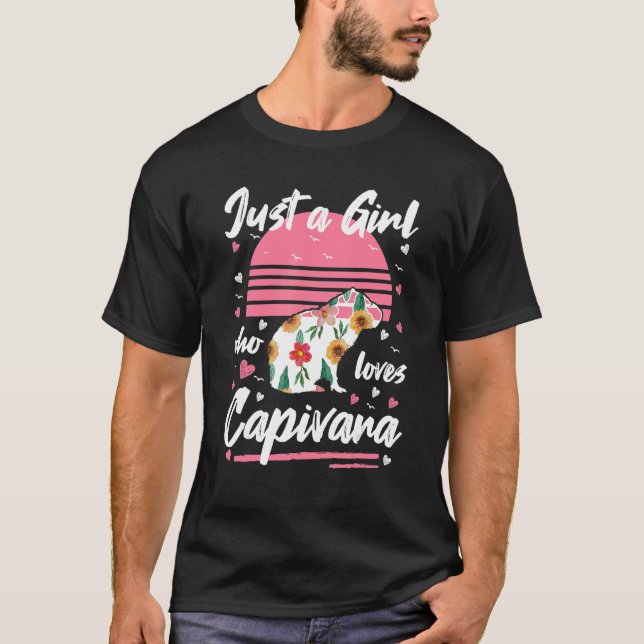 Camiseta Rodent Giant Capybara Para Capivara 8 (Anverso)