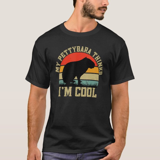 Camiseta Rodent Giant Capybara Para Pettybara (Anverso)