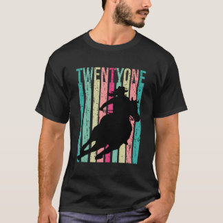 Camiseta Rodeo 21ª Vaquera De Caballo 21