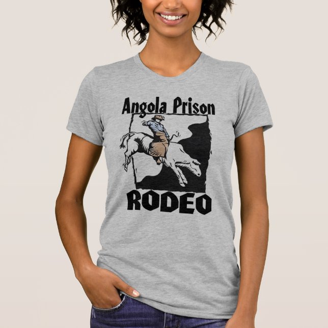 Camiseta Rodeo Bull Rider de la prisión de Angola (Anverso)