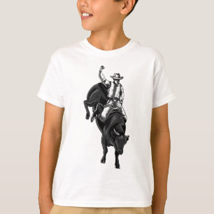Camiseta Rodeo Bull Rider Para Vaqueros Caballos De Caballo