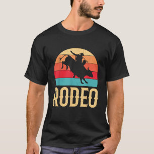 Camiseta Rodeo Bull Riding Country Cowboy Western Vintage