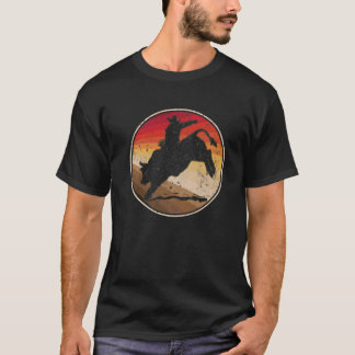 Camiseta Rodeo Bull Riding Cowboy Bull Rider Western Retro