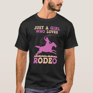 Camiseta Rodeo Chica Caballo Rider Rancher Horsegirl Co
