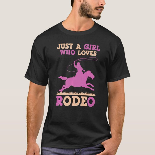 Camiseta Rodeo Chica Caballo Rider Rancher Horsegirl Co (Anverso)
