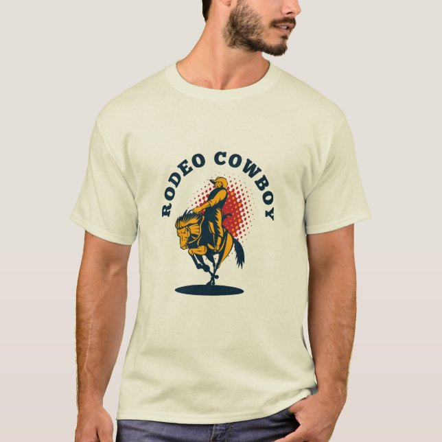 Camiseta rodeo cowboy (Anverso)