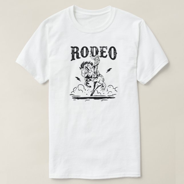 Camiseta Rodeo Cowboy (Diseño del anverso)