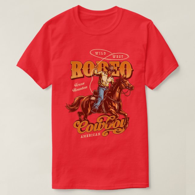 Camiseta Rodeo Cowboy (Diseño del anverso)