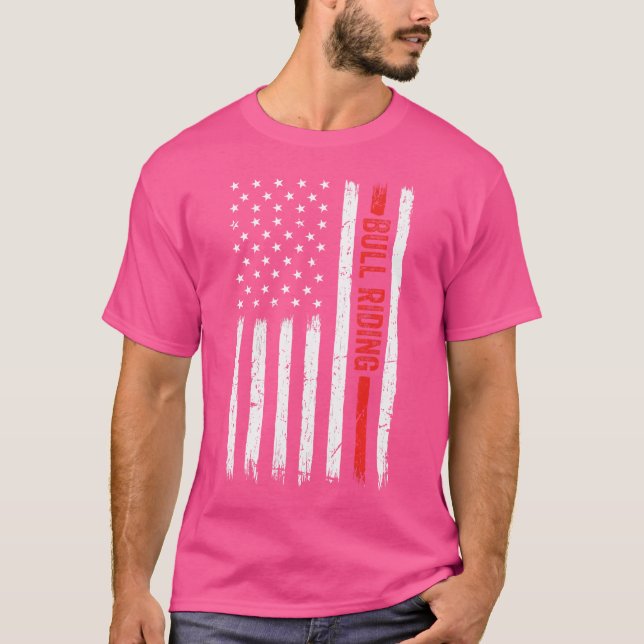 Camiseta Rodeo Cowboy Bucking Bull Riding (Anverso)