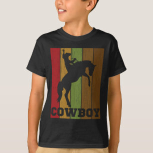 Camiseta Rodeo Cowboy Caballo Retro Cowboy Occidental Horse