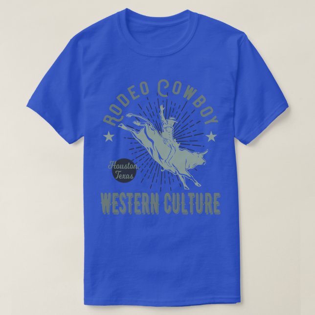 Camiseta Rodeo Cowboy estilo occidental (Diseño del anverso)