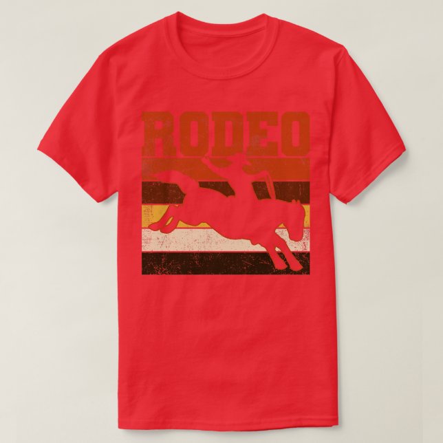 Camiseta Rodeo Cowboy Occidental (Diseño del anverso)