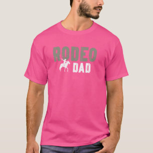 Camiseta Rodeo Dad Orgulloso De Padre Rodeo De Un Rodeo De 