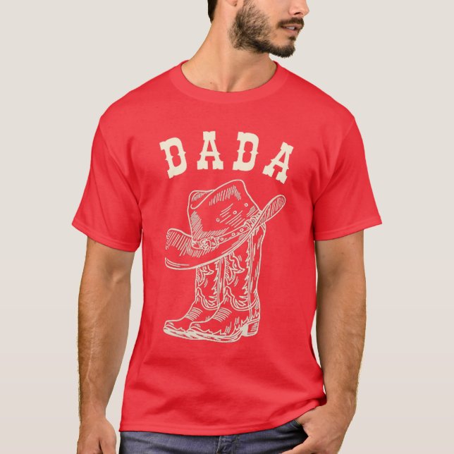 Camiseta Rodeo Dad Western Cowboy Birthday Boy Family Match (Anverso)