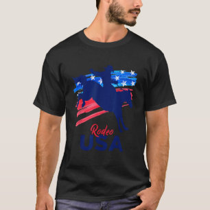 Camiseta Rodeo de apoyo al equipo Rodeo Cowboy Rider Horse 