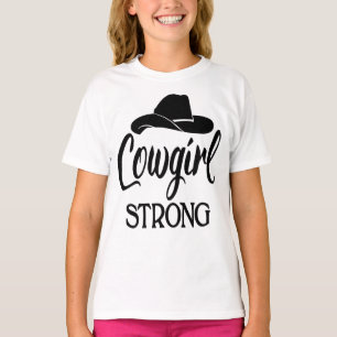 Camiseta Rodeo de baile de Gorra de Cowboy Strand Sassy Cow