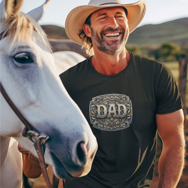 Camiseta Rodeo de cowboy occidental dAD Día del Padre (Subido por el creador)