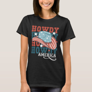 Camiseta Rodeo de Cowgirl Cowboy, estadounidense de Howdy W