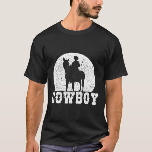 Camiseta Rodeo de equitación Cowboy Caballo montando gráfic
