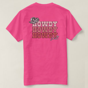 Camiseta Rodeo de Howdy Y'all, gorra occidental de Cowgirl