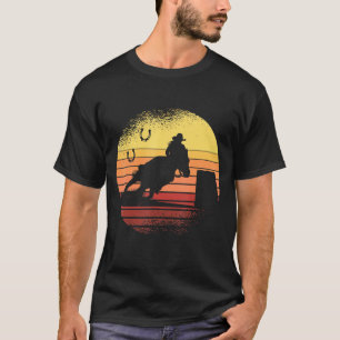 Camiseta Rodeo de la Carreras del cañón del caballo retro