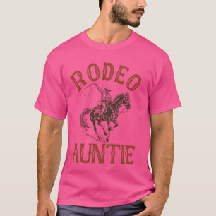 Camiseta Rodeo de la tía Cowboy Wild W de la familia de cum
