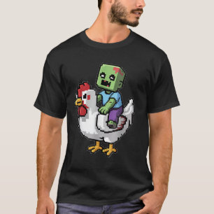 Camiseta Rodeo de pollo para bebés zombi