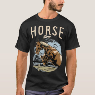 Camiseta rodeo de salto de caballo