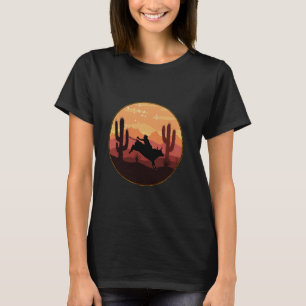 Camiseta Rodeo de toros retro en bicicleta de vaca vintage