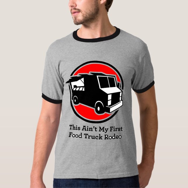 Camiseta rodeo del camión de la comida" del canal (Anverso)