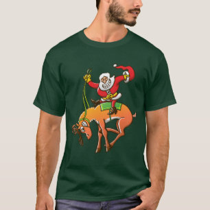 Camiseta Rodeo del navidad de Santa