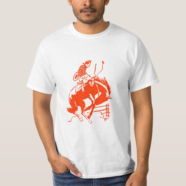 Camiseta Rodeo del vintage (Anverso)