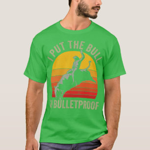 Camiseta Rodeo divertido en el oeste de Cowboy Bull Riding