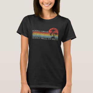 CAMISETA RODEO DRIVE BEVERLY HILLS CA 90210 RETRO SUNSET VI