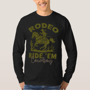 Camiseta Rodeo "Em Cowboy, estilo occidental