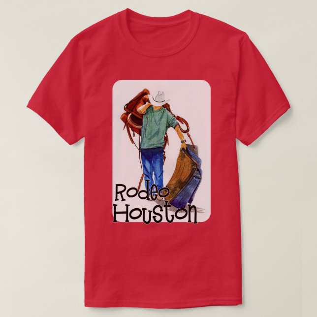 Camiseta Rodeo Houston Cowboy (Diseño del anverso)