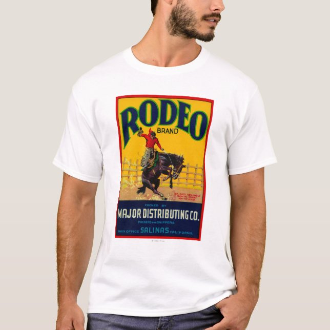 Camiseta Rodeo LabelSalinas vegetal, CA (Anverso)