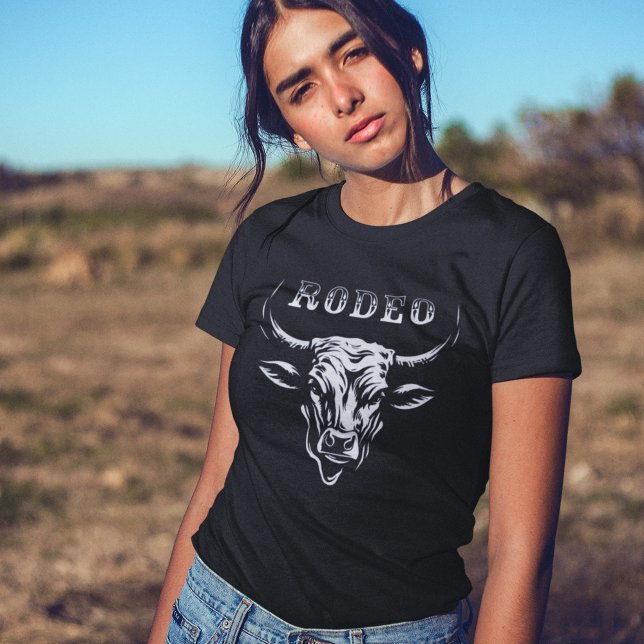 Camiseta Rodeo Life Bull Head (Subido por el creador)